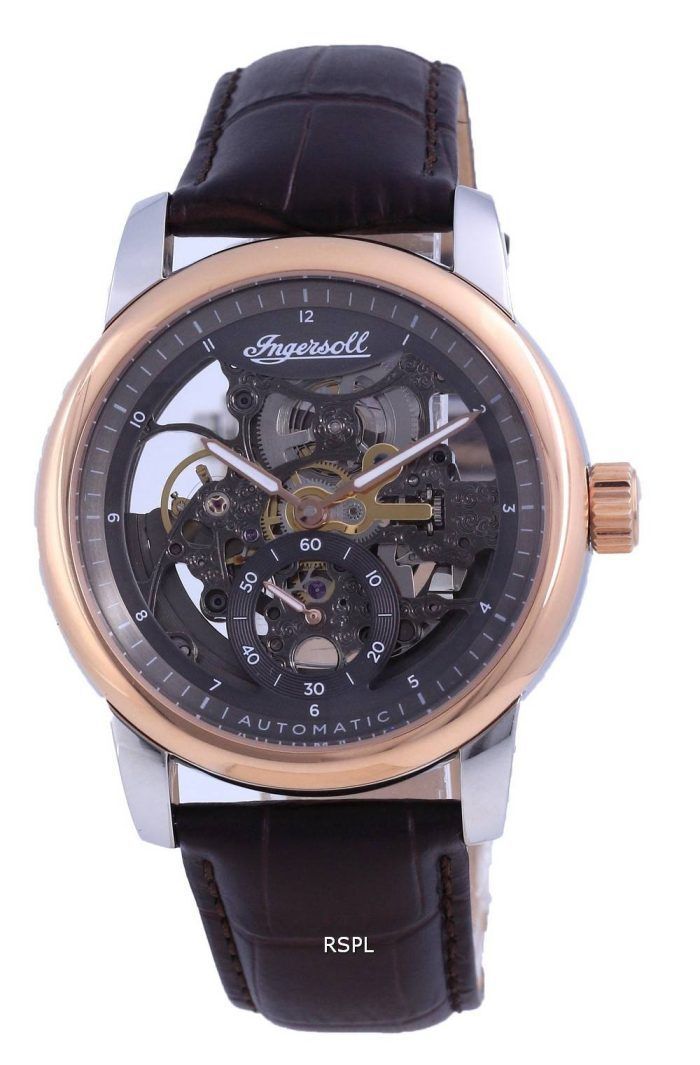 Ingersoll The Baldwin Skeleton Dial Leather Automatic I11001 Men's Watch