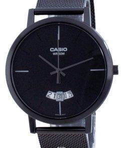 Casio Classic Analog Stainless Steel Mesh Quartz MTP-B100MB-1E MTPB100MB-1E Men's Watch