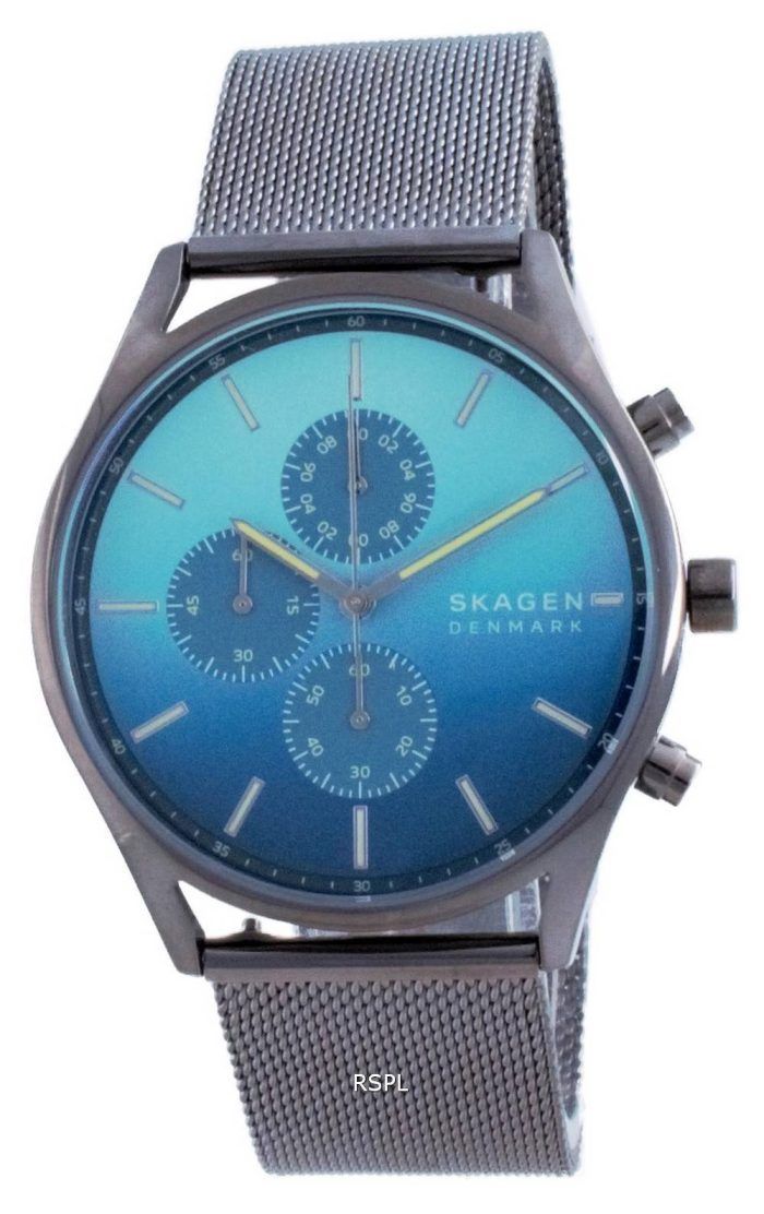 Skagen Holst Chronograph Blue Dial Quartz SKW6734 Men's Watch