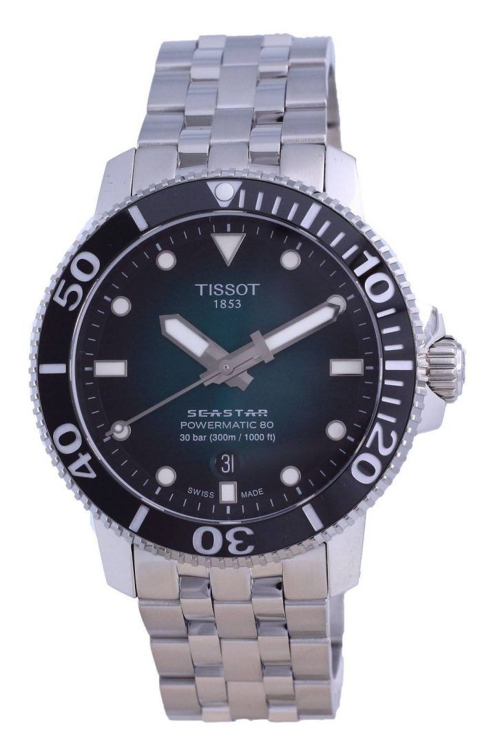 Tissot T-Sport Seastar 1000 Powermatic 80 Diver's Automatic T120.407.11.091.01 T1204071109101 300M Men's Watch