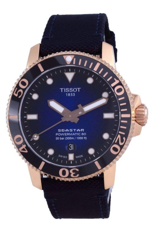 Tissot T-Sport Seaster 1000 Powermatic 80 Diver's Automatic T120.407.37.041.00 T1204073704100 300M Men's Watch