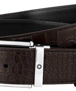 Montblanc 126739 Brown Men's Leather Belt