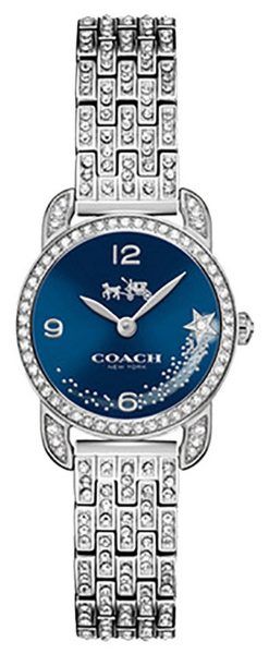 Coach Delancey Blue Dial Crystal Accents Quartz 14502669 Womens Watch