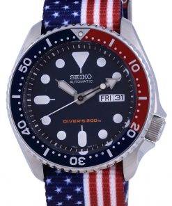 Seiko Automatic Divers Polyester SKX009K1-var-NATO27 200M Mens Watch
