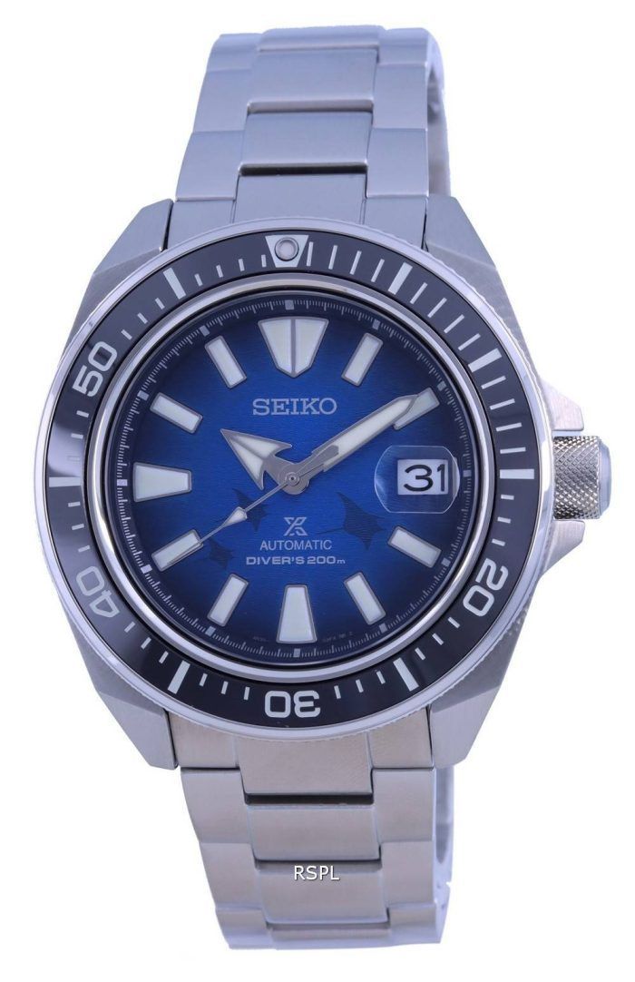 Seiko Prospex Save The Ocean Special Edition Automatic Divers SRPE33 SRPE33K1 SRPE33K 200M Mens Watch
