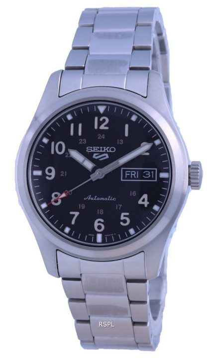 Seiko 5 Sports Field Black Dial Automatic SRPG27 SRPG27K1 SRPG27K 100M Mens Watch