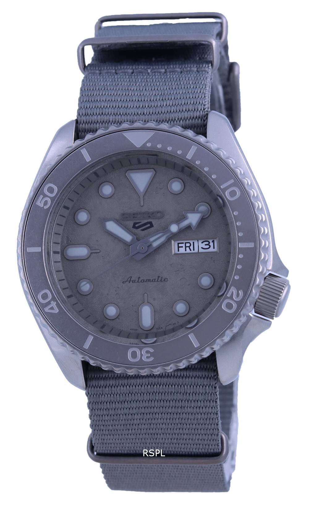 Seiko 5 Sports Cement Automatic SRPG61 SRPG61K1 SRPG61K 100M Mens Watch -  CityWatches IN
