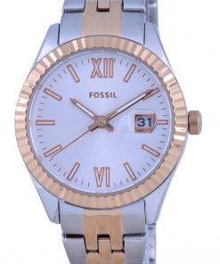 Fossil Scarlette Micro Silver Dial Stainless Steel Quartz ES4989 Womens Watch