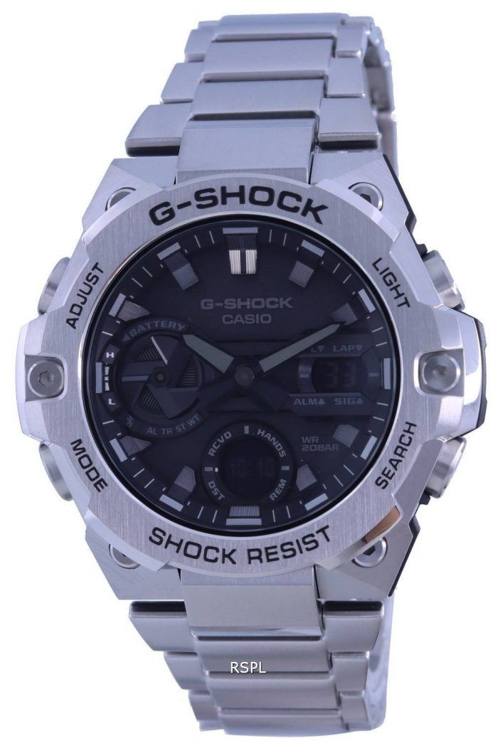 Casio G Shock Analog Digital Mobile Link GST-B400D-1A GSTB400D-1 200M Mens Watch