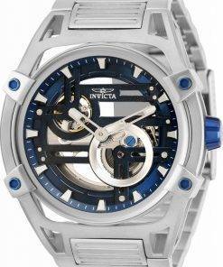 Invicta Akula Skeleton Dial Stainless Steel Automatic 32361 100M Mens Watch