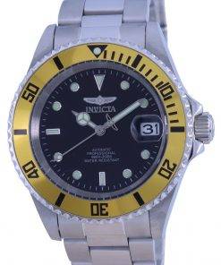 Invicta Pro Diver Black Dial Stainless Steel Automatic 35842 200M Mens Watch