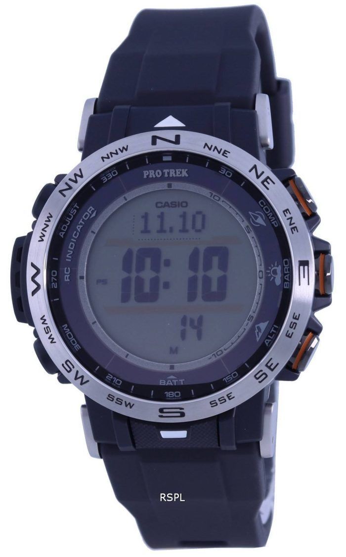 Casio Protrek Digital World Time Solar PRW-30-1A PRW30-1 100M Men's Watch