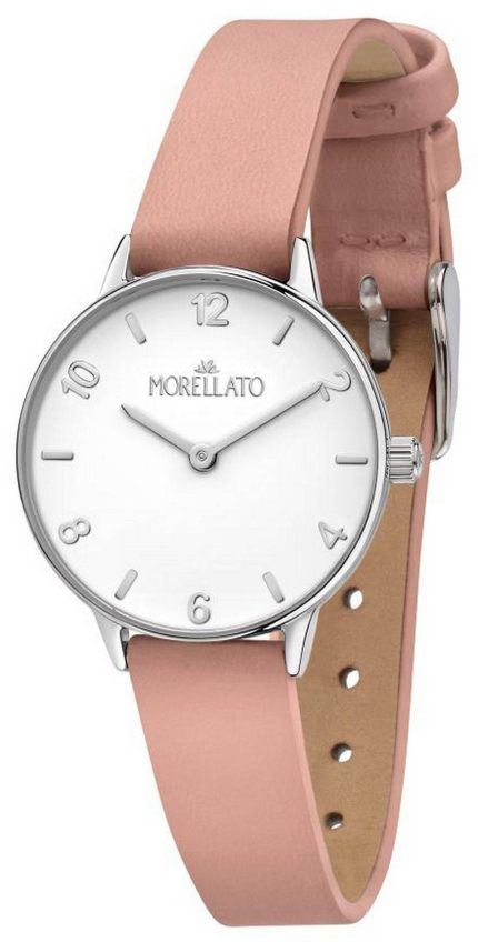 Morellato Ninfa White Dial Leather Strap Quartz R0151141530 Womens Watch