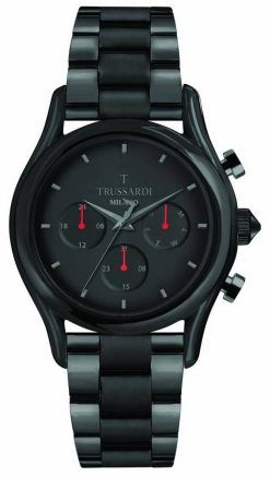 Trussardi T-Light Black Dial Stainless Steel Quartz R2453127009 Men's Watch