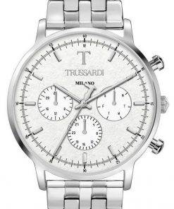 Trussardi T-Gentleman Silver Dial Stainless Steel Quartz R2453135005 Men's Watch
