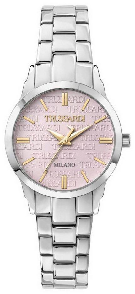 Trussardi T-Bent Pink Stainless Steel Dial Quartz R2453141508 Women's Watch