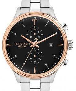 Trussardi T-Complicity Chronograph Black Dial Stainless Steel Quartz R2473630002 Men's Watch