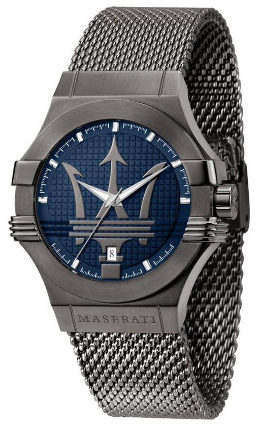 Maserati Potenza Blue Dial Stainless Steel Quartz R8853108005 100M Mens Watch