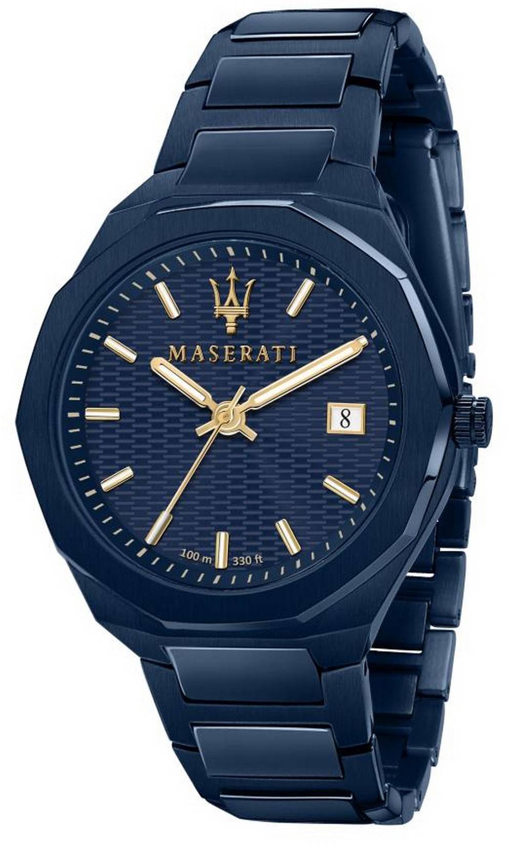 Maserati Blue Edition Blue Dial Stainless Steel Quartz R8853141001 100M Mens Watch