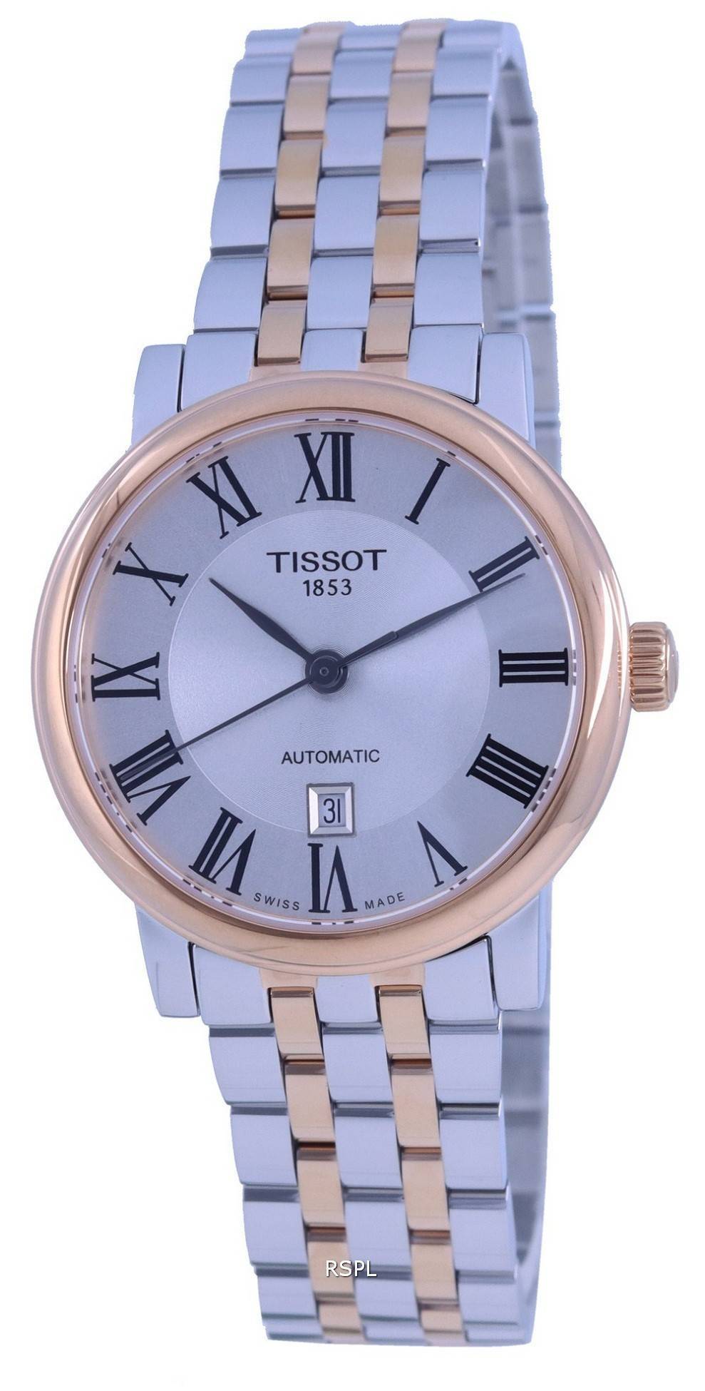 Tissot T-Classic Carson Premium Automatic T122.207.22.033.00 T1222072203300 Womens Watch