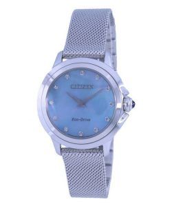 Citizen Ceci Diamond Accents Stainless Steel Eco-Drive EM0790-55N Women's Watch
