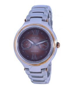 Citizen Brown Dial Stainless Steel Eco-Drive FD4007-51W Women's Watch
