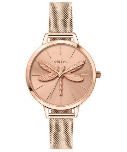 Oui & Me Amourette Rose Gold Tone Stainless Steel Quartz ME010136 Women's Watch