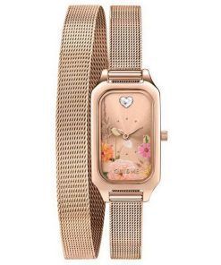 Oui  Me Finette Rose Gold Tone Stainless Steel Quartz ME010164 Womens Watch