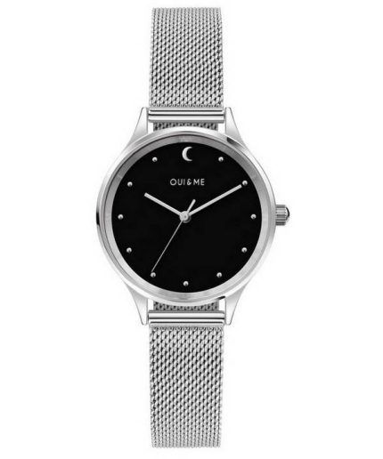 Oui  Me Bichette Black Dial Stainless Steel Quartz ME010172 Womens Watch