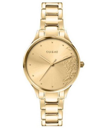 Oui  Me Petite Bichette Gold Tone Stainless Steel Quartz ME010218 Womens Watch