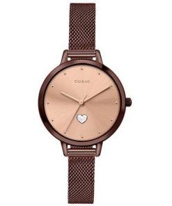 Oui  Me Petite Amourette Rose Gold Sunray Dial Stainless Steel Quartz ME010221 Womens Watch