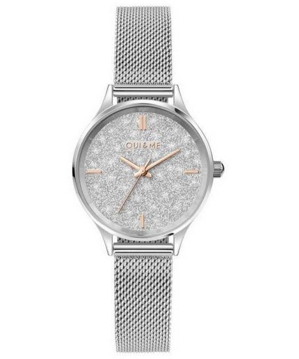 Oui  Me Bichette White Dial Stainless Steel Quartz ME010270 Womens Watch