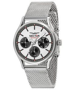 Sector 660 White Silver Dial Stainless Steel Mesh Quartz R3253517008 Men's Watch