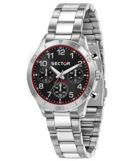 Sector 270 Chronograph Black Sunray Dial Stainless Steel Quartz R3253578017 Men's Watch