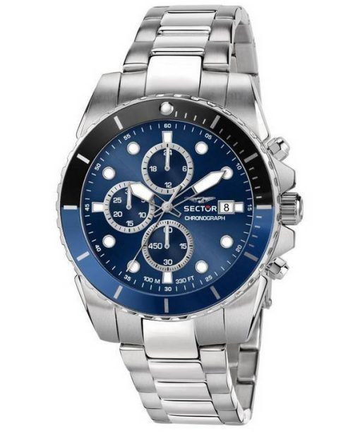 Sector 450 Chronograph Blue Sunray Dial Stainless Steel Quartz R3273776003 100M Men's Watch