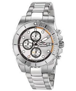 Sector 450 Chronograph Silver Sunray Dial Stainless Steel Quartz R3273776004 100M Men's Watch