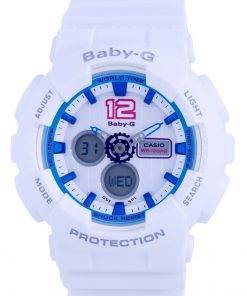 Casio Baby-G Analog Digital Resin Quartz BA-120-7B.G BA120-7 100M Womens Watch