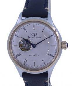 Orient Star Open Heart Grey Dial Leather Automatic RE-ND0011N00B Womens Watch