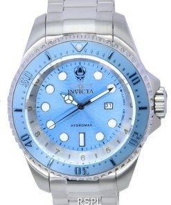 Invicta Hydromax Stainless Steel Blue Dial Quartz Divers 37727 1000M Mens Watch
