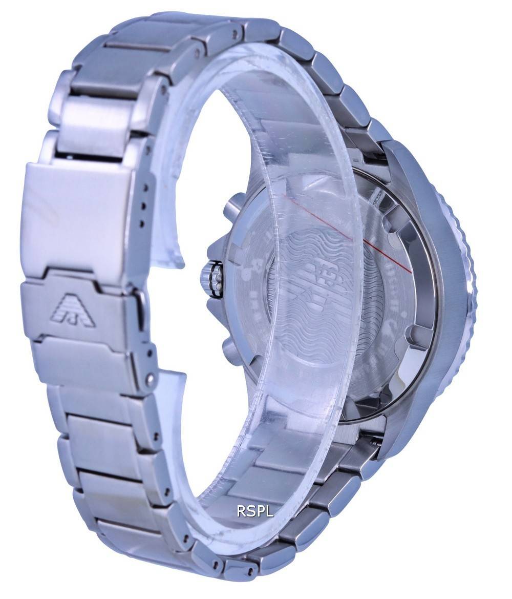 Emporio Armani Herren Chronograph Stainless Steel Quartz AR11360 100M Mens Watch