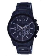 Armani Exchange Chronograph Stainless Steel Black Dial Quartz AX1722 Mens Watch