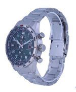 Citizen Aviator Eco-Drive Chronograph Stainless Steel Green Dial CA0791-81X 100M Mens Watch