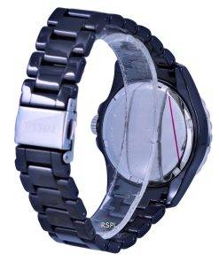 Fossil FB-01 Analog Ceramic Black Dial Quartz CE1108 100M Womens Watch