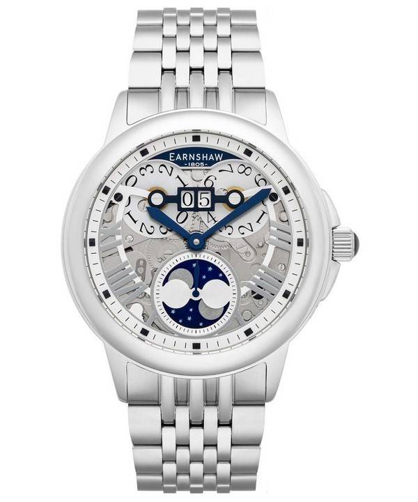 Thomas Earnshaw Waterhouse Limited Edition Sun And Moon Skeleton Dial Automatic ES-8245-11 Mens Watch