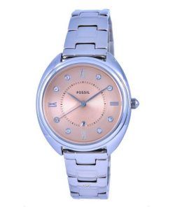 Fossil Gabby Crystal Accents Rose Gold Tone Dial Quartz ES5146 Womens Watch