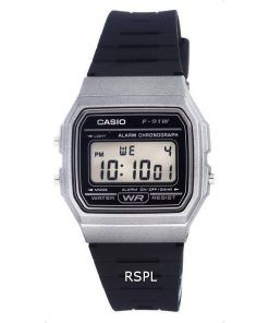 Casio Digital Resin Black Dial Quartz F-91WM-1B F91WM-1B Mens Watch