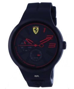 Ferrari Scuderia Analog Silicon Black Dial Quartz F0830394.G Mens Watch