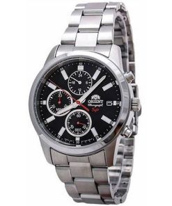 Orient SP Chronograph Black Dial Quartz FKU00002B0 Men's Watch