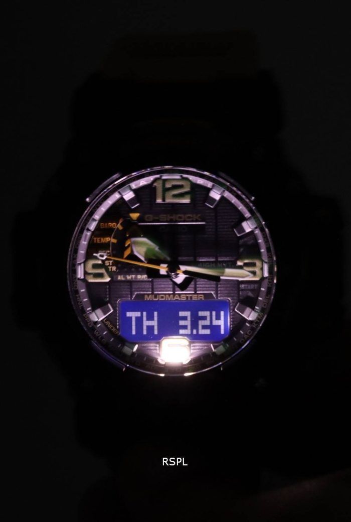 Casio G-Shock Mudmaster Analog Digital Tough Solar GWG-2000-1A5 GWG2000-1A5 200M Men's Watch