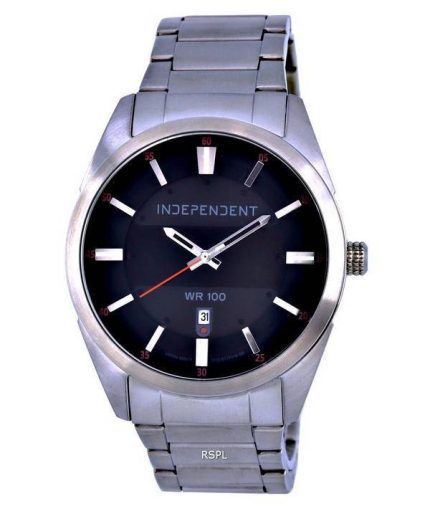 Independent Stainless Steel Grey Dial Quartz IB5-314-51 100M Mens watch